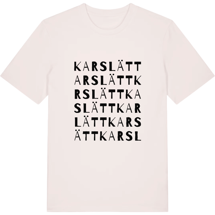 Karslätt ordlek t-shirt – t-shirt från PinShirt