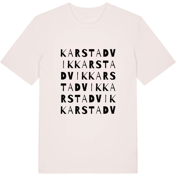 Karstadvik ordlek t-shirt – t-shirt från PinShirt