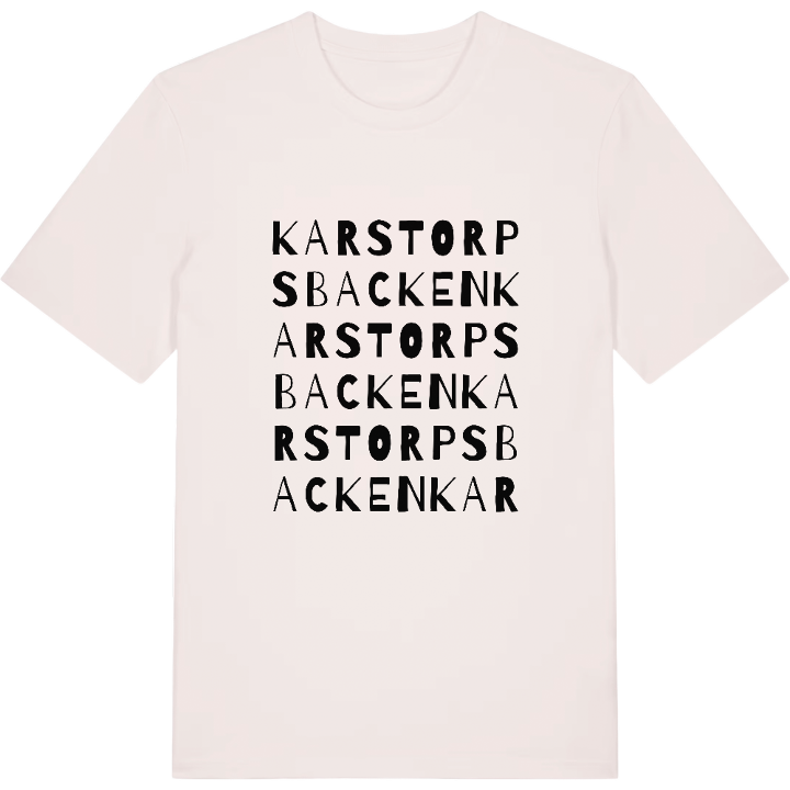 Karstorpsbacken ordlek t-shirt – t-shirt från PinShirt