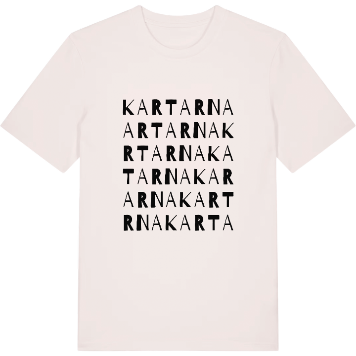 Kartarna ordlek t-shirt – t-shirt från PinShirt