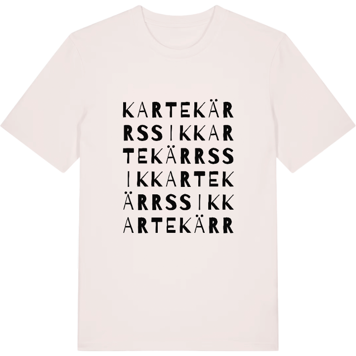 Kartekärrssik ordlek t-shirt – t-shirt från PinShirt