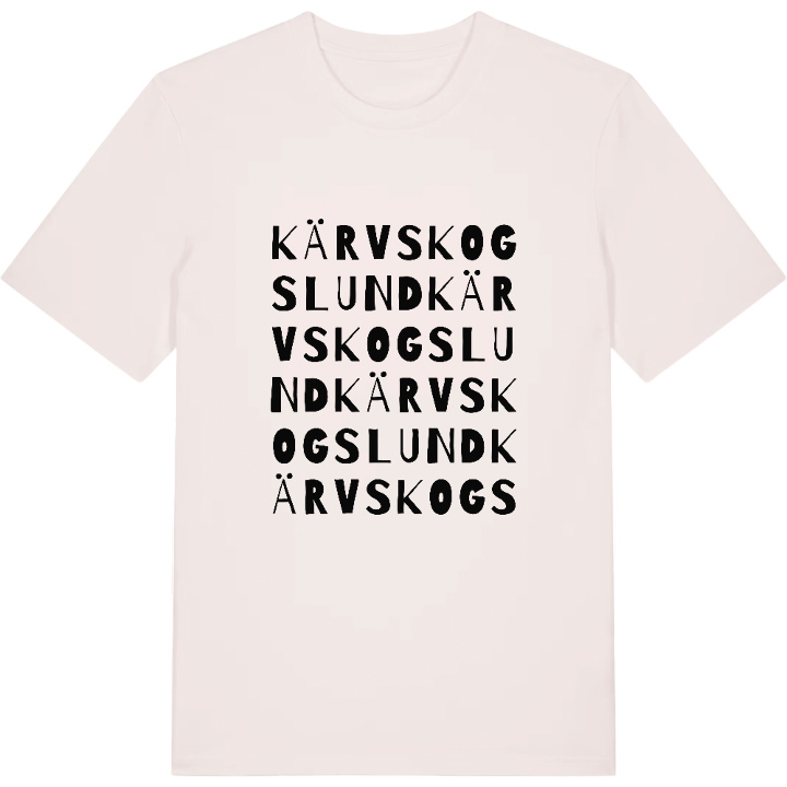 Kärvskogslund ordlek t-shirt – t-shirt från PinShirt