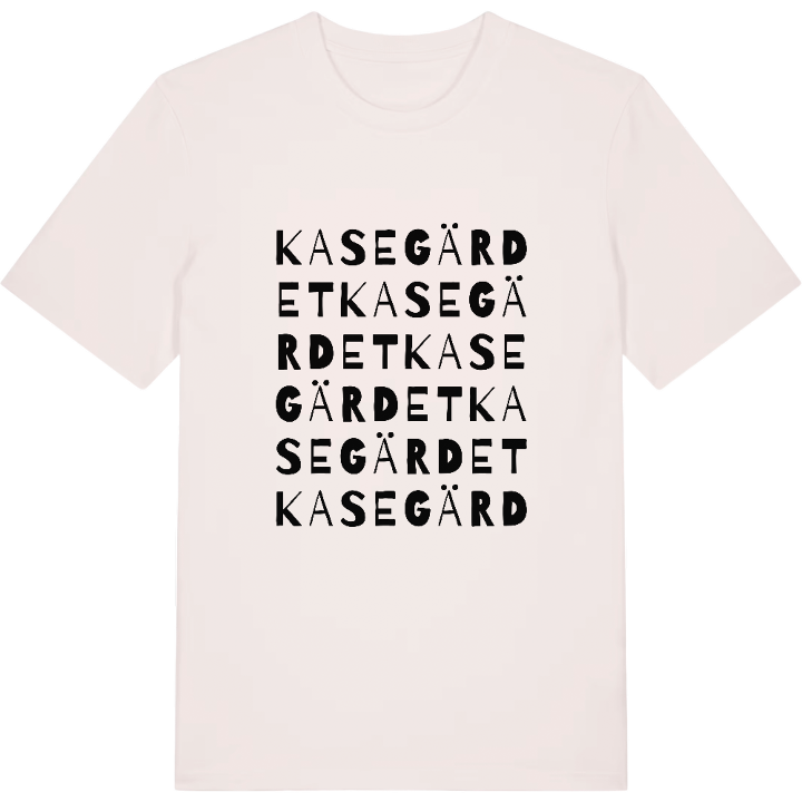 Kasegärdet ordlek t-shirt – t-shirt från PinShirt