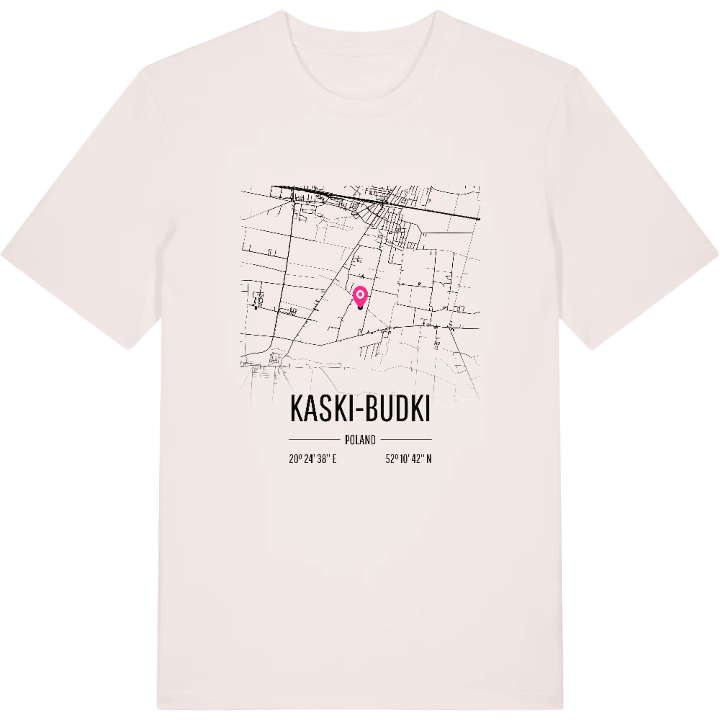 Kaski-Budki karta t-shirt – t-shirt från PinShirt