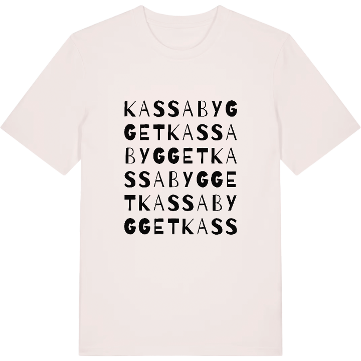 Kassabygget ordlek t-shirt – t-shirt från PinShirt