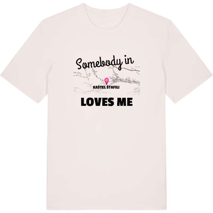 Någon i Kaštel Štafilić älskar mig t-shirt – t-shirt från PinShirt
