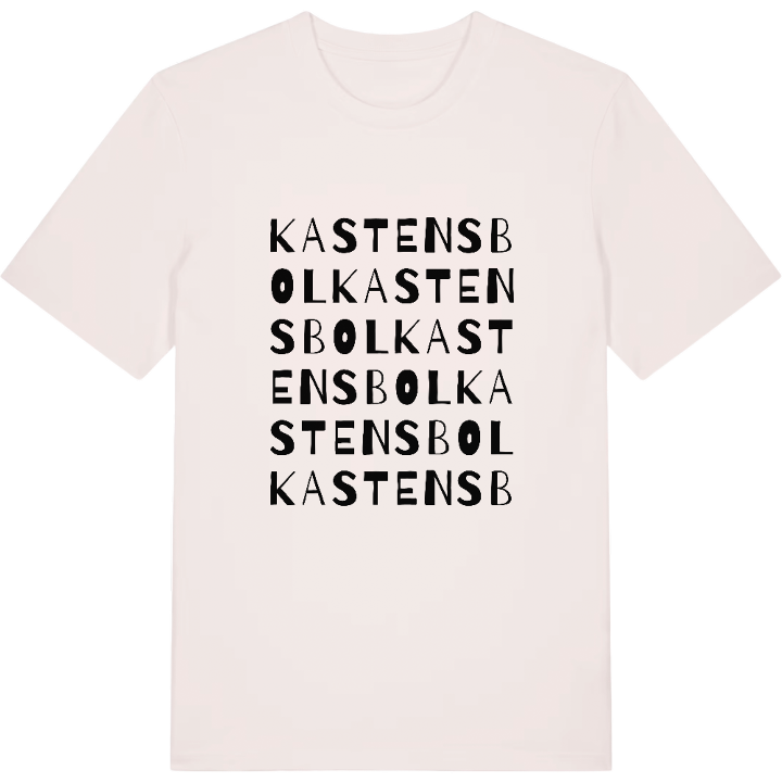 Kastensbol ordlek t-shirt – t-shirt från PinShirt