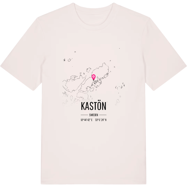 Kastön karta t-shirt – t-shirt från PinShirt