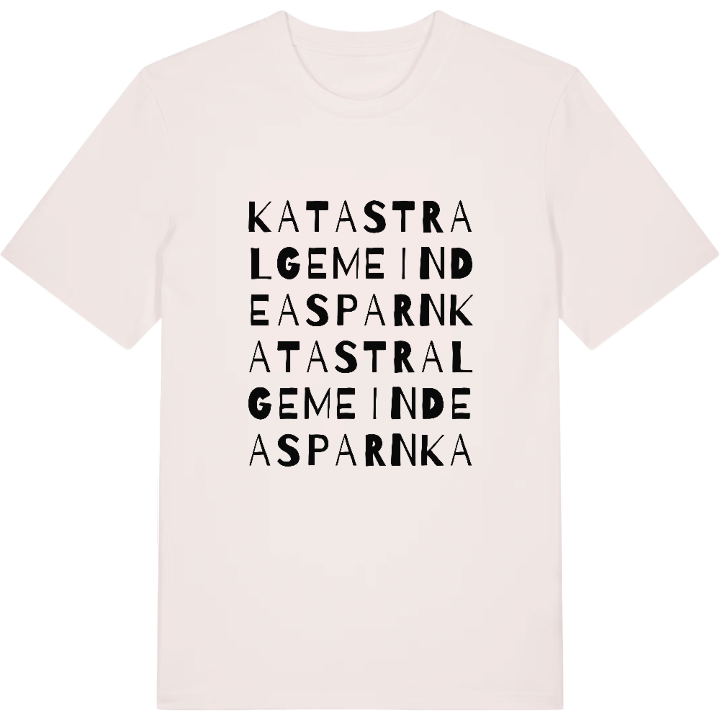 Katastralgemeinde Asparn ordlek t-shirt – t-shirt från PinShirt