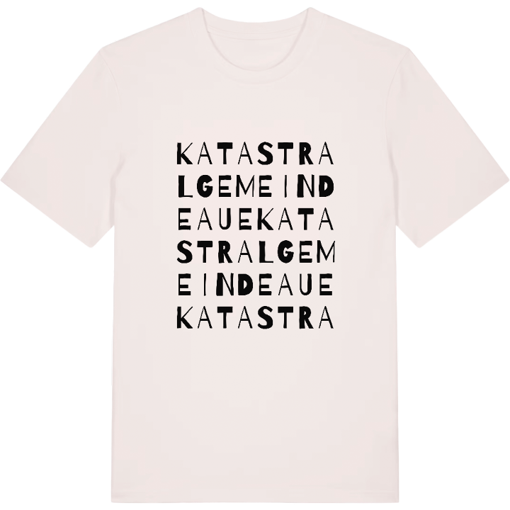 Katastralgemeinde Aue ordlek t-shirt – t-shirt från PinShirt