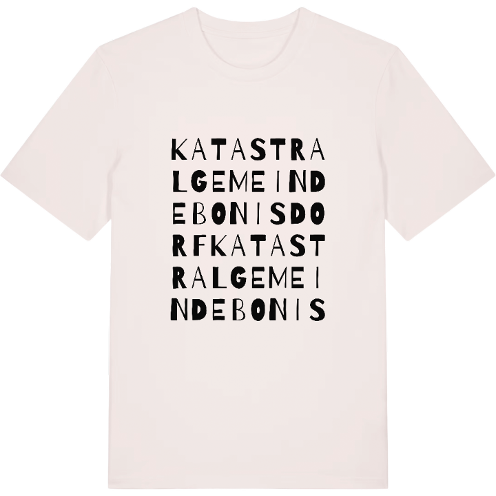 Katastralgemeinde Bonisdorf ordlek t-shirt – t-shirt från PinShirt