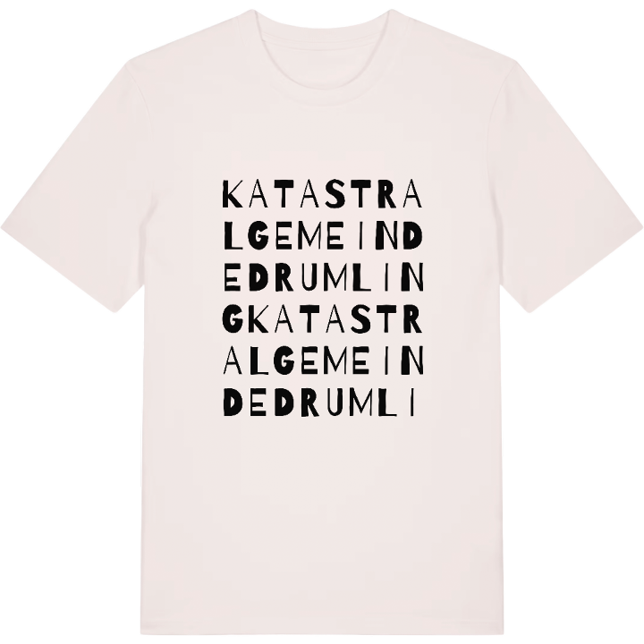 Katastralgemeinde Drumling ordlek t-shirt – t-shirt från PinShirt