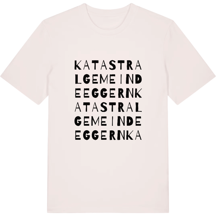 Katastralgemeinde Eggern ordlek t-shirt – t-shirt från PinShirt