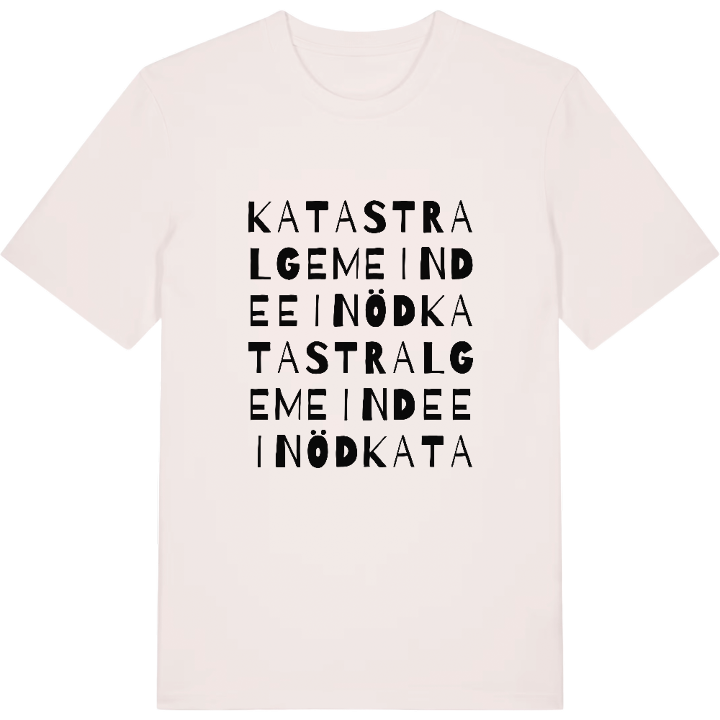Katastralgemeinde Einöd ordlek t-shirt – t-shirt från PinShirt