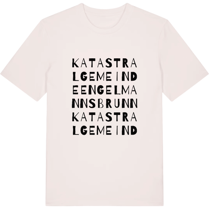 Katastralgemeinde Engelmannsbrunn ordlek t-shirt – t-shirt från PinShirt
