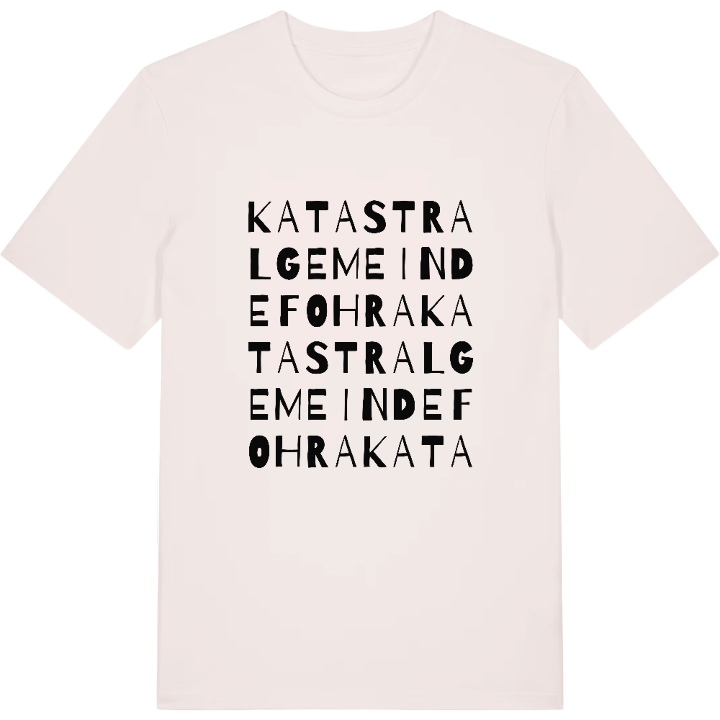 Katastralgemeinde Fohra ordlek t-shirt – t-shirt från PinShirt