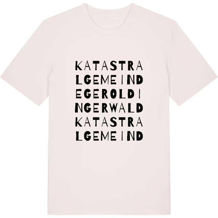 Katastralgemeinde Geroldinger Wald ordlek t-shirt – t-shirt från PinShirt