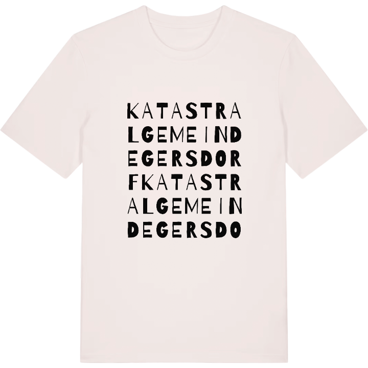 Katastralgemeinde Gersdorf ordlek t-shirt – t-shirt från PinShirt