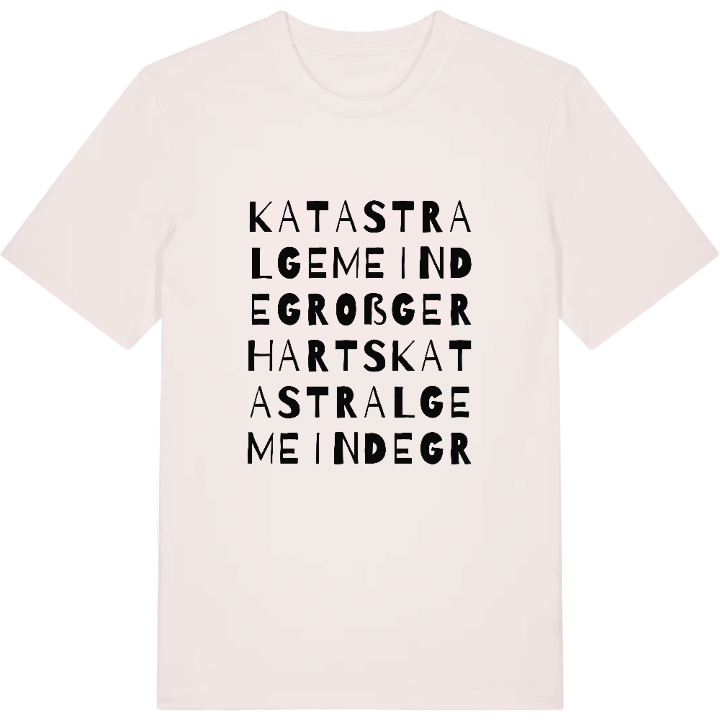 Katastralgemeinde Großgerharts ordlek t-shirt – t-shirt från PinShirt
