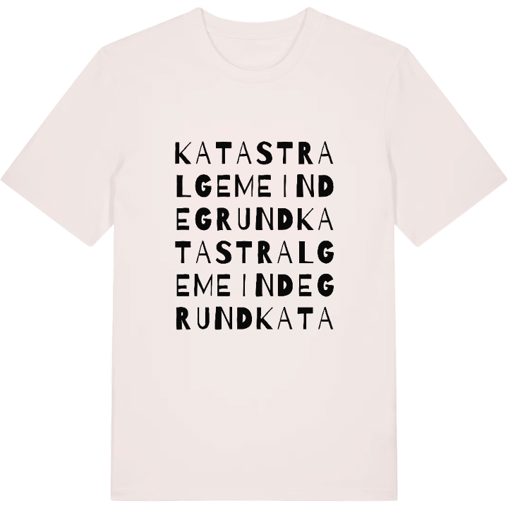 Katastralgemeinde Grund ordlek t-shirt – t-shirt från PinShirt