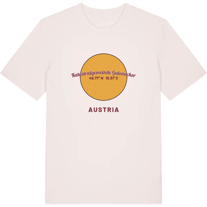 Katastralgemeinde Gutenacker cirkel t-shirt – t-shirt från PinShirt