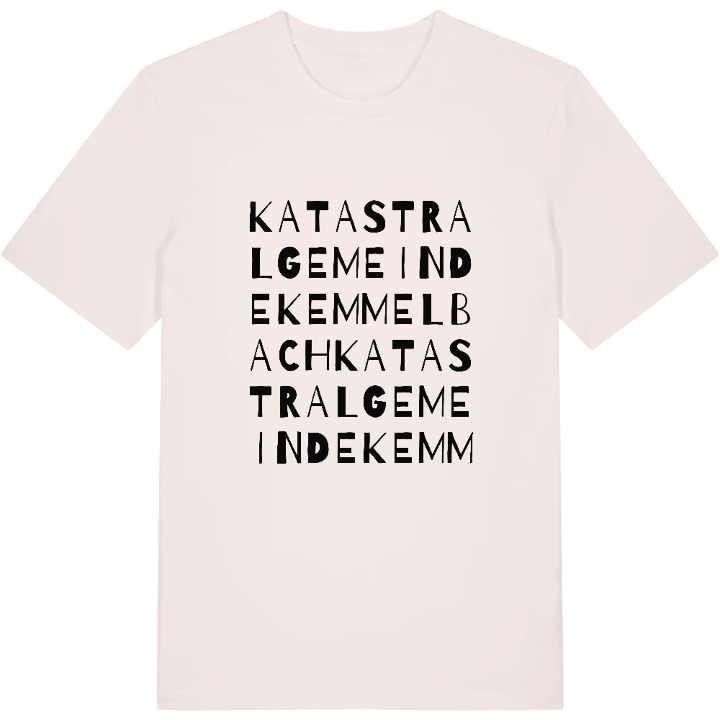 Katastralgemeinde Kemmelbach ordlek t-shirt – t-shirt från PinShirt