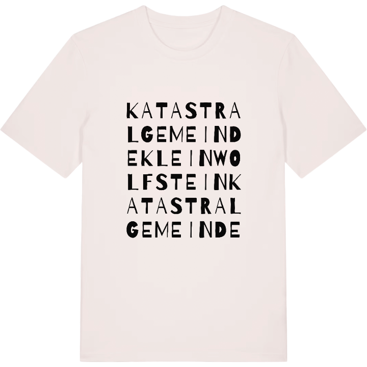 Katastralgemeinde Kleinwolfstein ordlek t-shirt – t-shirt från PinShirt