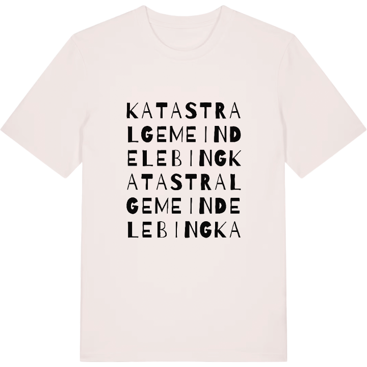 Katastralgemeinde Lebing ordlek t-shirt – t-shirt från PinShirt