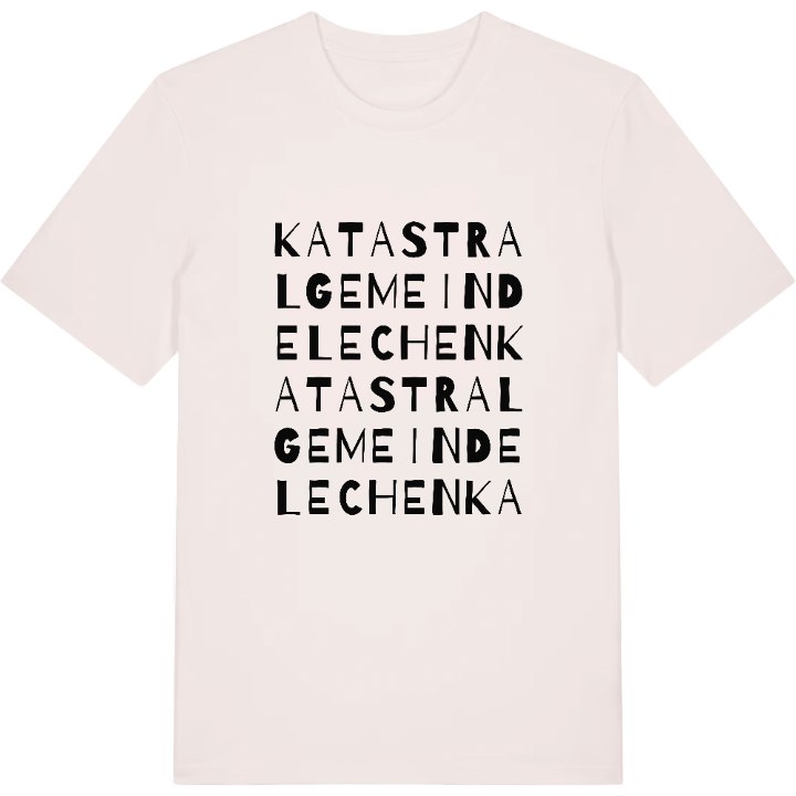 Katastralgemeinde Lechen ordlek t-shirt – t-shirt från PinShirt