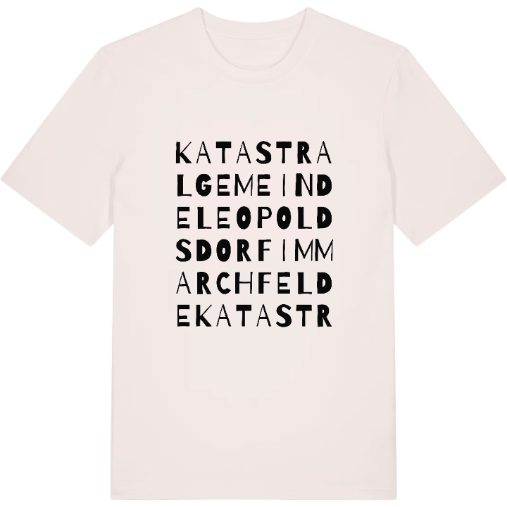 Katastralgemeinde Leopoldsdorf im Marchfelde ordlek t-shirt – t-shirt från PinShirt