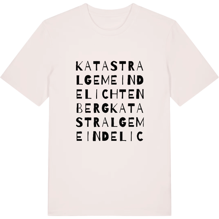 Katastralgemeinde Lichtenberg ordlek t-shirt – t-shirt från PinShirt