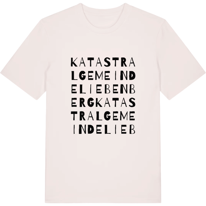 Katastralgemeinde Liebenberg ordlek t-shirt – t-shirt från PinShirt