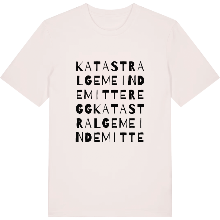 Katastralgemeinde Mitteregg ordlek t-shirt – t-shirt från PinShirt