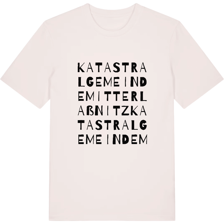 Katastralgemeinde Mitterlaßnitz ordlek t-shirt – t-shirt från PinShirt