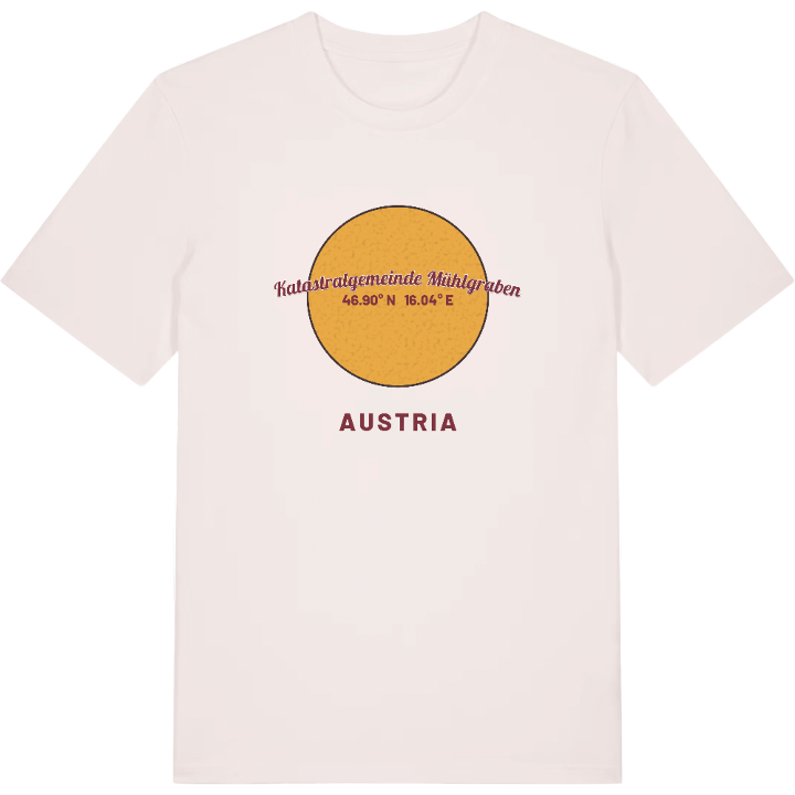 Katastralgemeinde Mühlgraben cirkel t-shirt – t-shirt från PinShirt