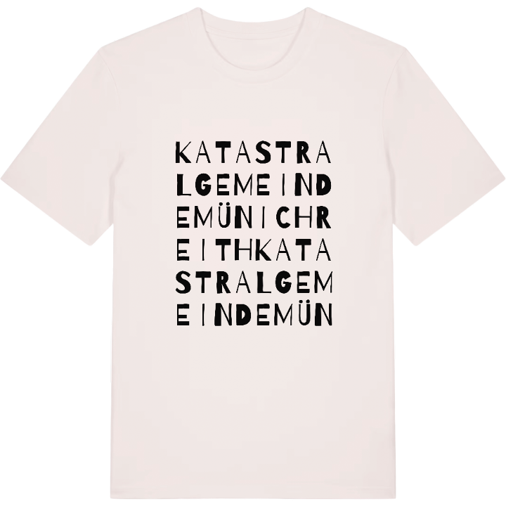 Katastralgemeinde Münichreith ordlek t-shirt – t-shirt från PinShirt