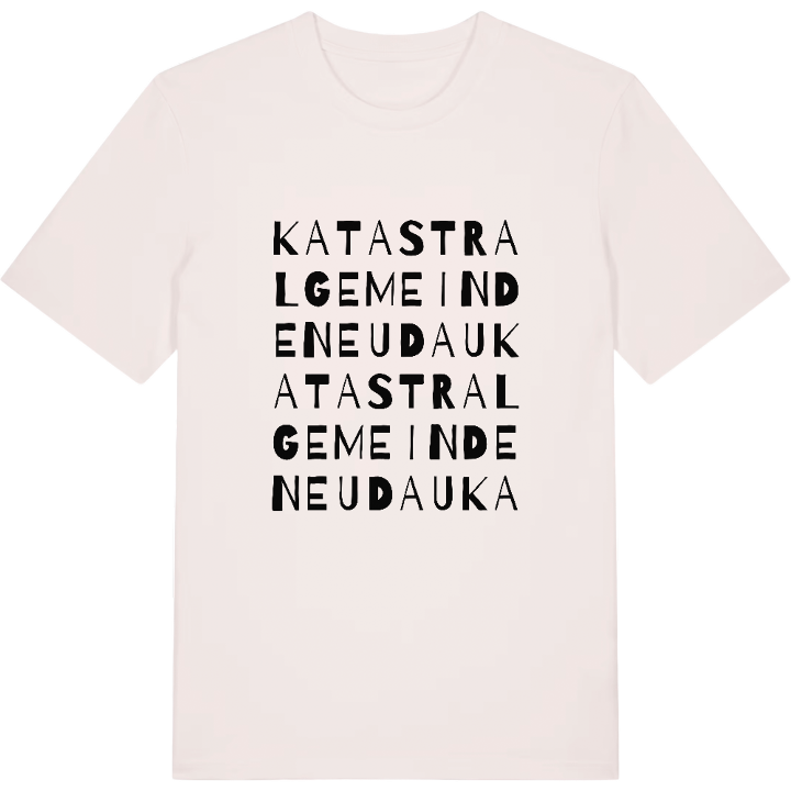 Katastralgemeinde Neudau ordlek t-shirt – t-shirt från PinShirt