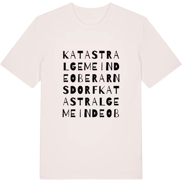Katastralgemeinde Oberarnsdorf ordlek t-shirt – t-shirt från PinShirt