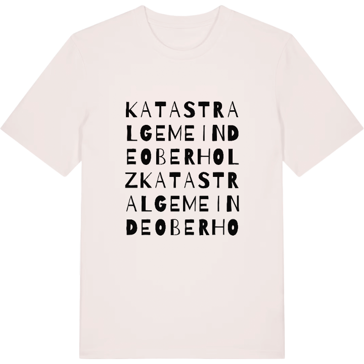 Katastralgemeinde Oberholz ordlek t-shirt – t-shirt från PinShirt