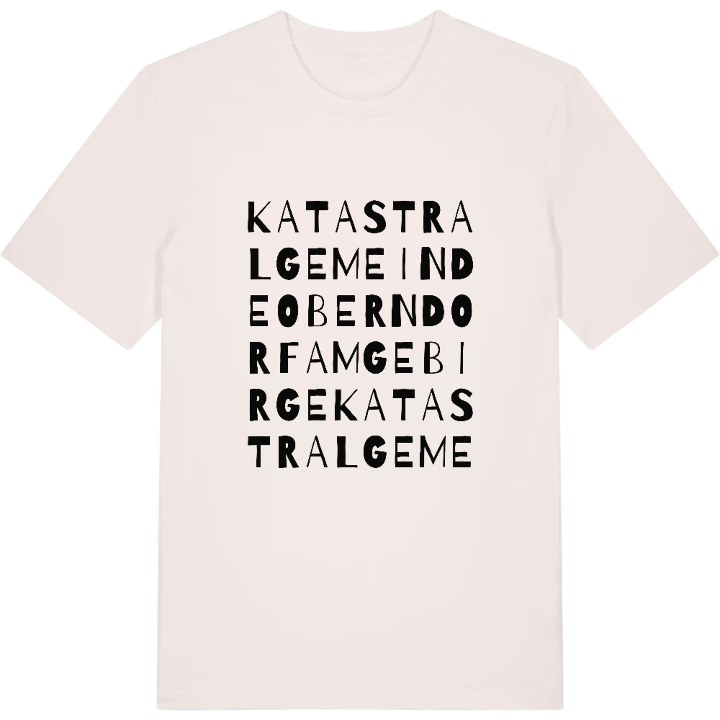 Katastralgemeinde Oberndorf am Gebirge ordlek t-shirt – t-shirt från PinShirt