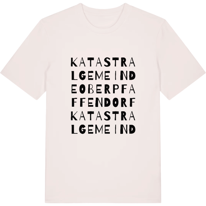 Katastralgemeinde Oberpfaffendorf ordlek t-shirt – t-shirt från PinShirt