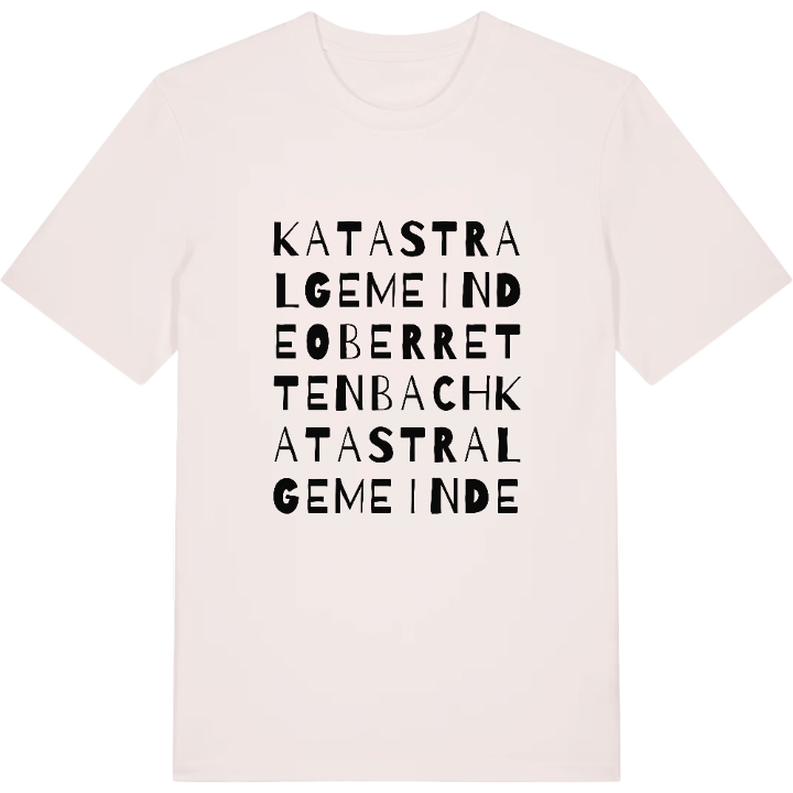 Katastralgemeinde Oberrettenbach ordlek t-shirt – t-shirt från PinShirt