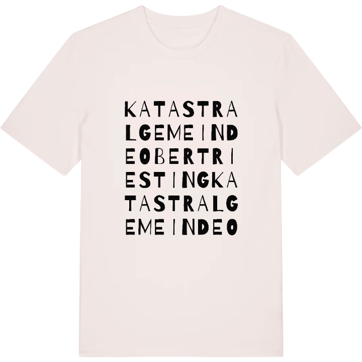 Katastralgemeinde Obertriesting ordlek t-shirt – t-shirt från PinShirt