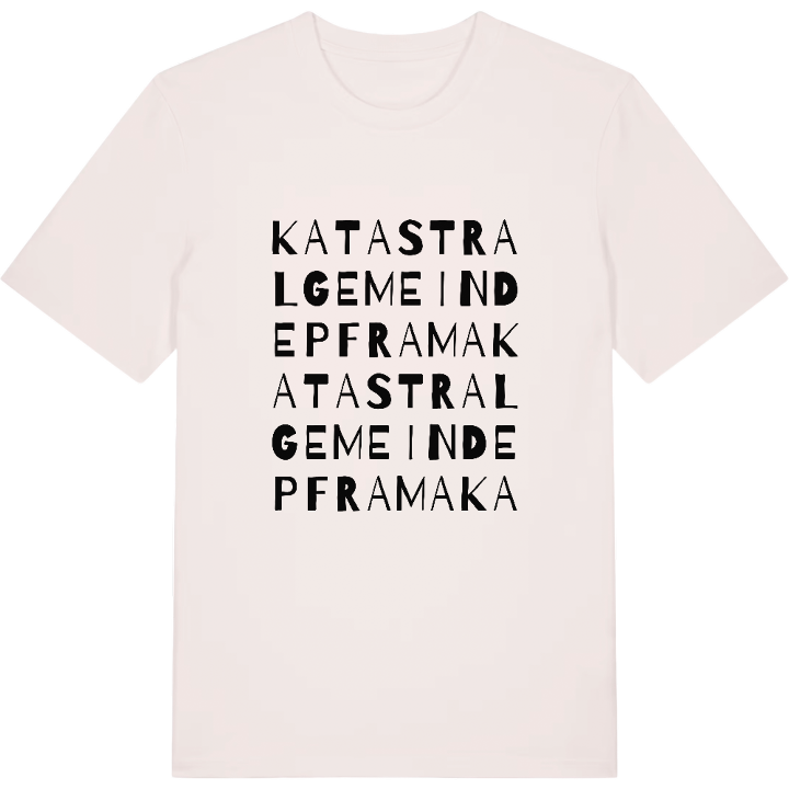Katastralgemeinde Pframa ordlek t-shirt – t-shirt från PinShirt