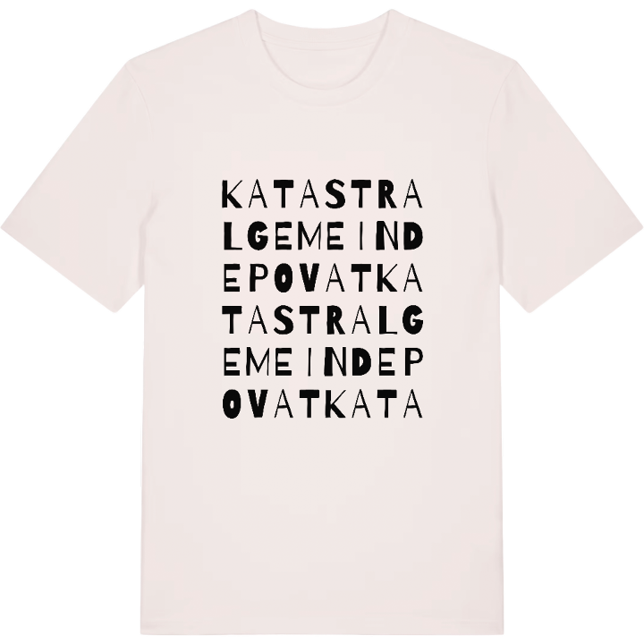 Katastralgemeinde Povat ordlek t-shirt – t-shirt från PinShirt
