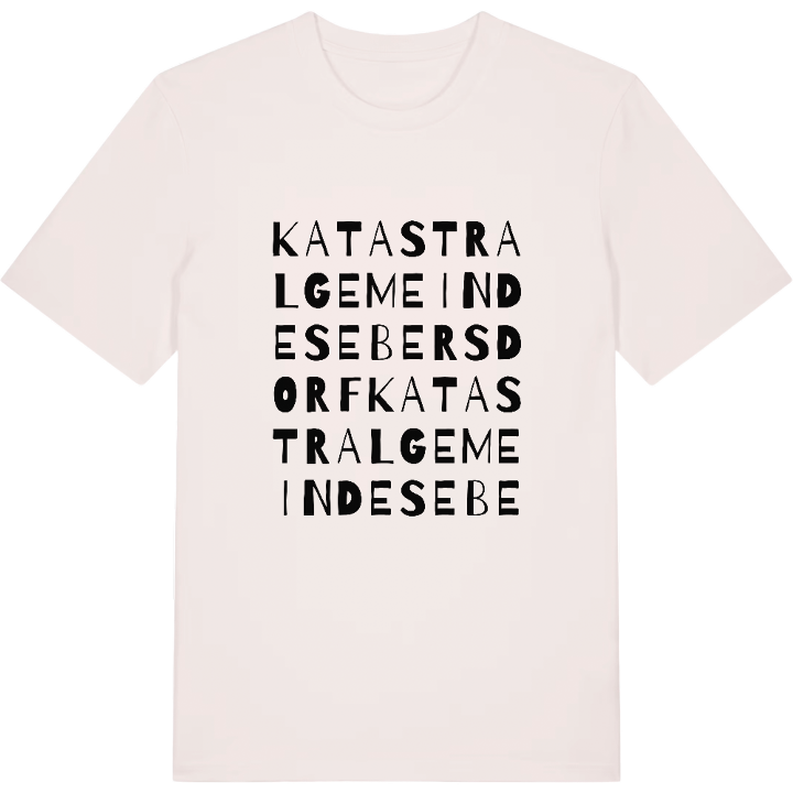 Katastralgemeinde Sebersdorf ordlek t-shirt – t-shirt från PinShirt