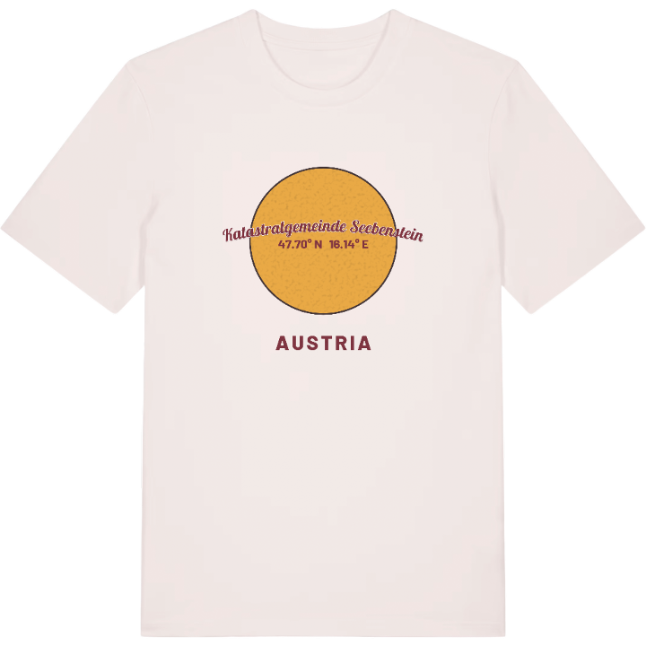 Katastralgemeinde Seebenstein cirkel t-shirt – t-shirt från PinShirt