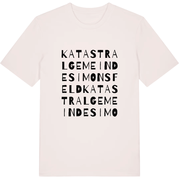 Katastralgemeinde Simonsfeld ordlek t-shirt – t-shirt från PinShirt