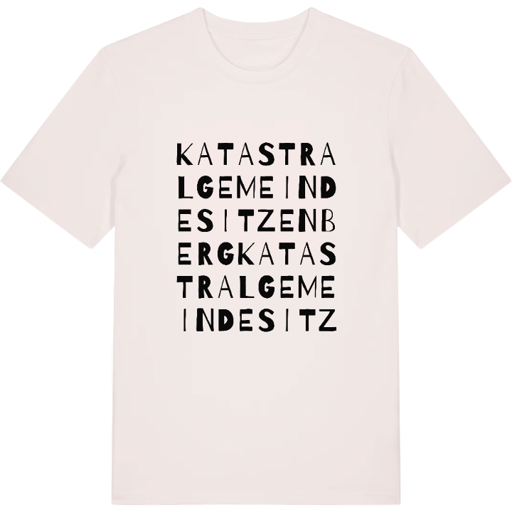 Katastralgemeinde Sitzenberg ordlek t-shirt – t-shirt från PinShirt