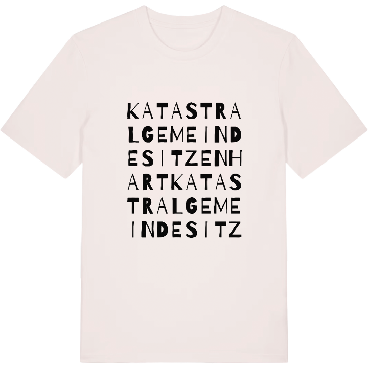 Katastralgemeinde Sitzenhart ordlek t-shirt – t-shirt från PinShirt